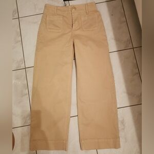 Wide Leg Beige/Butter Pants - Classic Neutral